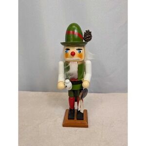 Kmart German Hunter Nutcracker Figurine Holiday Decor Wood Christmas‎ Toy